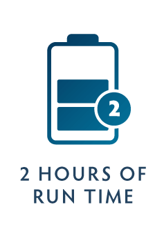2 hours of run time